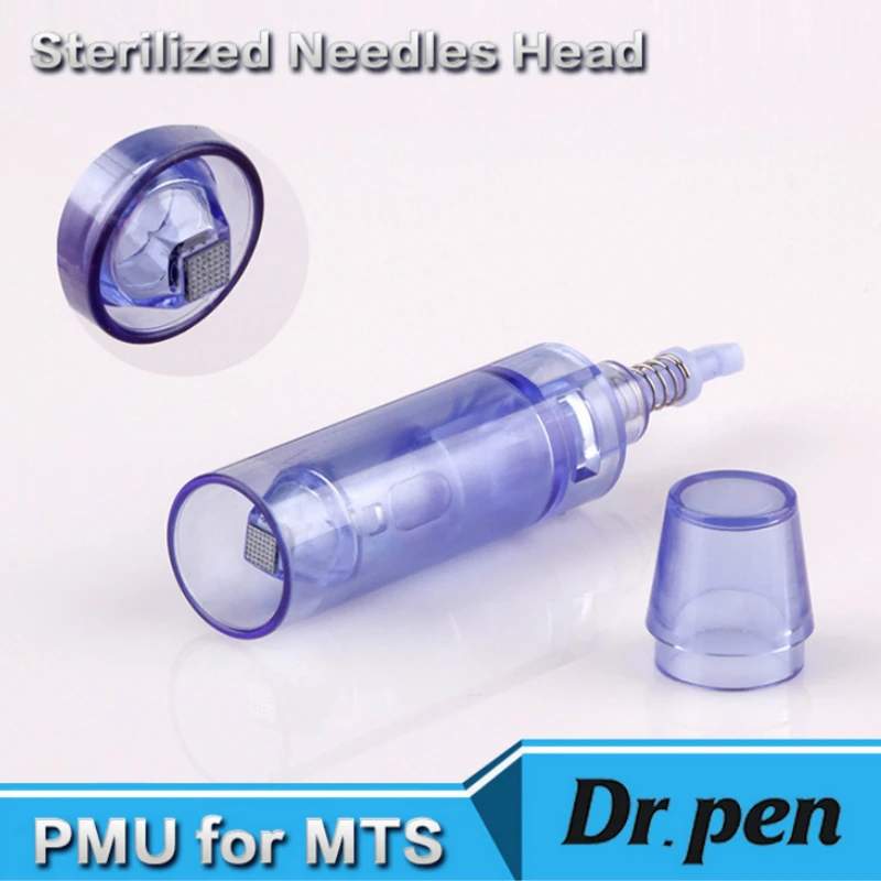 10VNT Elektros Derma Pen Adatos Kaištiniai Aikštėje Nano Kristalai Pin MYM Kasetė Auto Microneedle Derma Pen Dr Pen