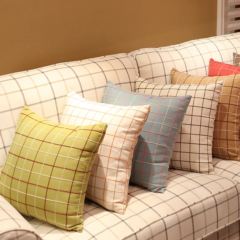 Medvilnės ir lino Pledas trimatis virvę išsiuvinėti pagalvės užvalkalą Paprasta modernaus stiliaus pagalvėlė padengti Patogus, minkštas viršelis