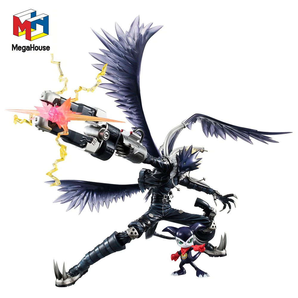 MegaHouse Originalus Impmon Beelzebumon antrasis leidimas Digimon Originali Kolekcines Modelis Anime Pav Veiksmų Skaičius, žaislai