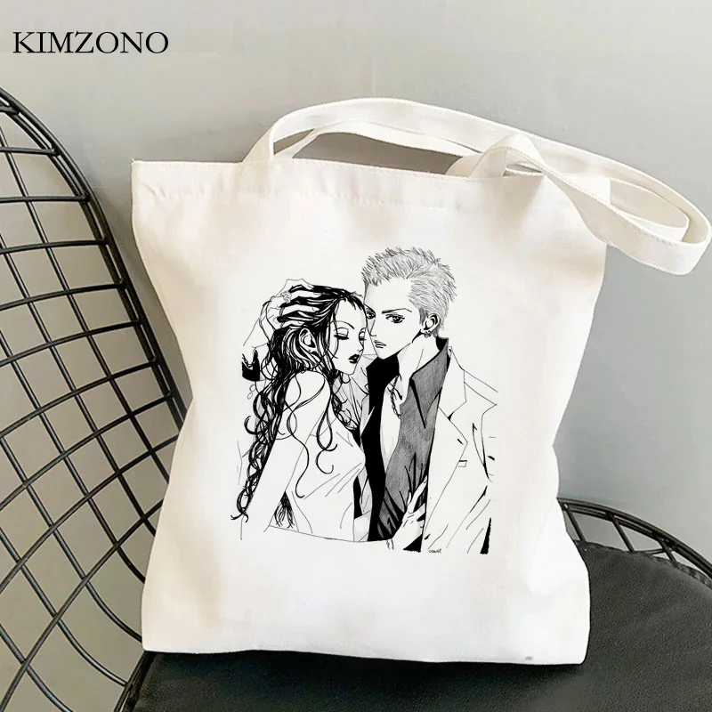 Nana Osaki pirkinių krepšys shopper rankinė bolso shopper medvilnės nešti maišą bolsas reutilizables audinio maišelį tissu
