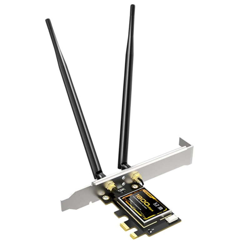 9655 1800Mbps Wifi 6 PCI-E Bluetooth 5.2 Adapter Dual Band 2.4 G /5.8 Ghz, 802.11 AX/AC/Bevielio Tinklo plokštė