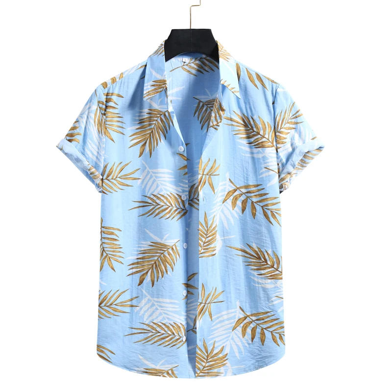 Vyriški Vasaros Havajų Marškinėliai 3D Gėlių Spausdinti trumpomis Rankovėmis Mygtuką, Marškinėliai, Unisex Harajuku Atsitiktinis Havajų Marškinėliai trumpomis Rankovėmis