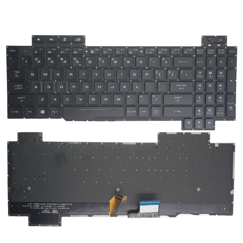 NAUJAS JAV Nešiojamojo kompiuterio Klaviatūros Asus ROG Strix RANDAS Edition GL703G GL703GS GL703GM RGB Apšvietimu