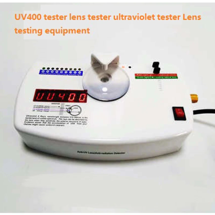 UV400 testeris objektyvas testeris ultravioletinių testeris Objektyvas testavimo įranga bangos ilgis gali būti koreguojamas