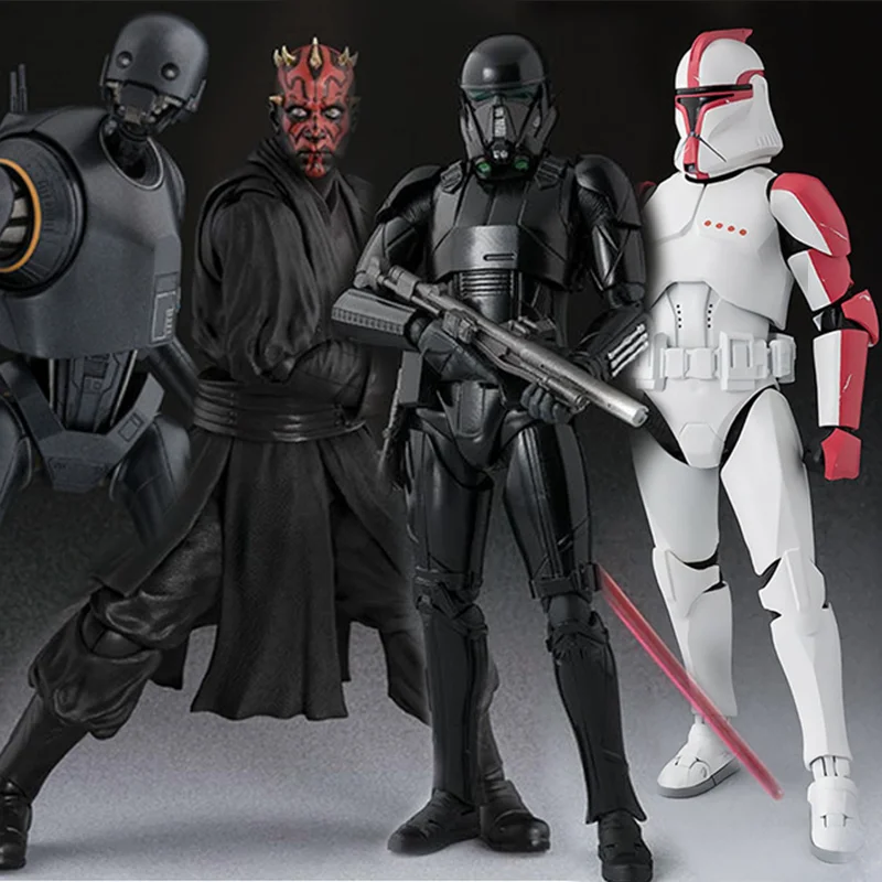 Star Wars Klonuoti Žmogaus Stormtrooper Kareivis Modelis Imperijos Baltas Karys Jungtinio Kilnojamojo Mirties Pajėgų Veiksmų Lėlės Žaislo Modelis