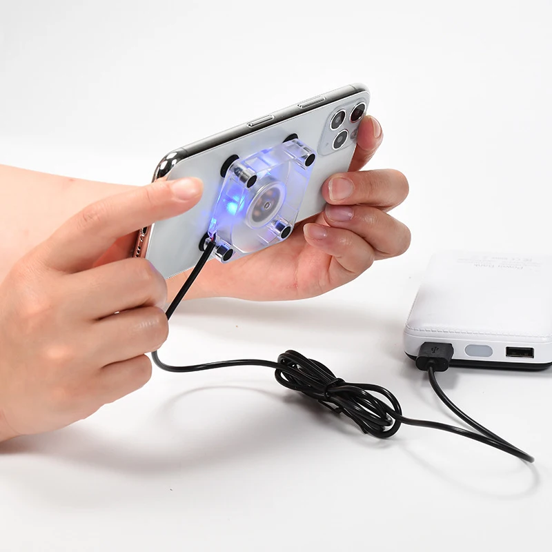 Nešiojamų Mini Mobilusis Telefonas Aušintuvas USB Aušinimo Padas Aušintuvo Ventiliatorius Gamepad Žaidimas Žaidimų Šaulys Išjungti Radiatorius C Šilumos Ontroller