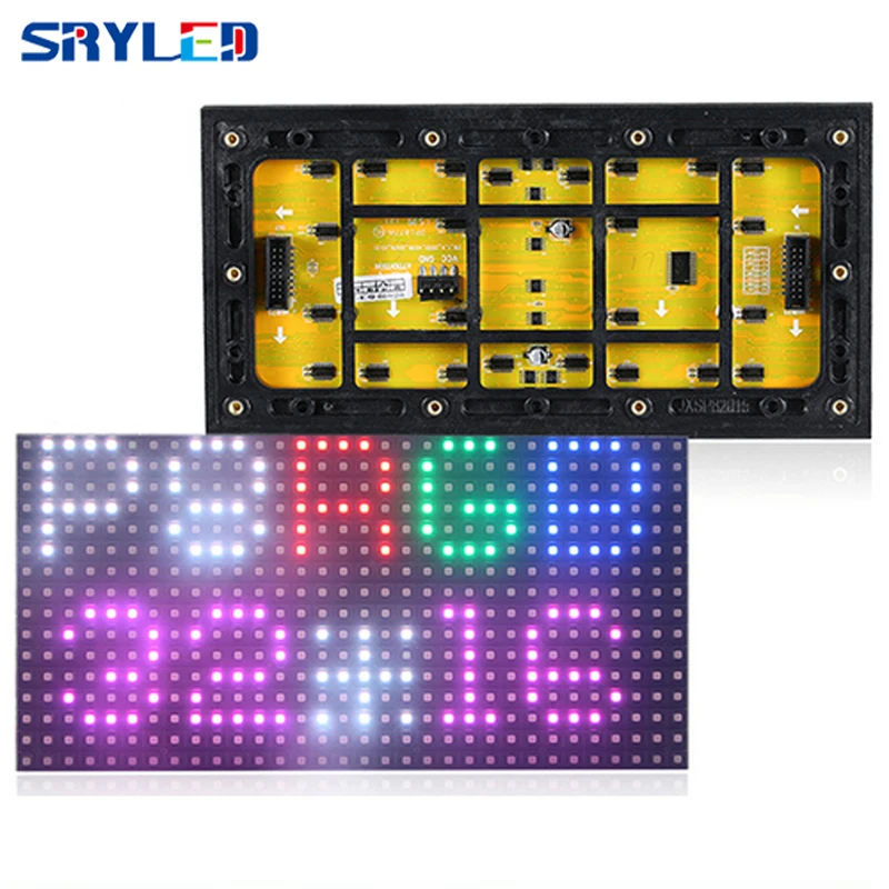 SRY P8 Didelio Ryškumo 1/4 Nuskaitymo 3 in1 Vandeniui Lauko 8mm RGB SMD LED Ekranas Modulis 256*128MM 32*16 Taškų