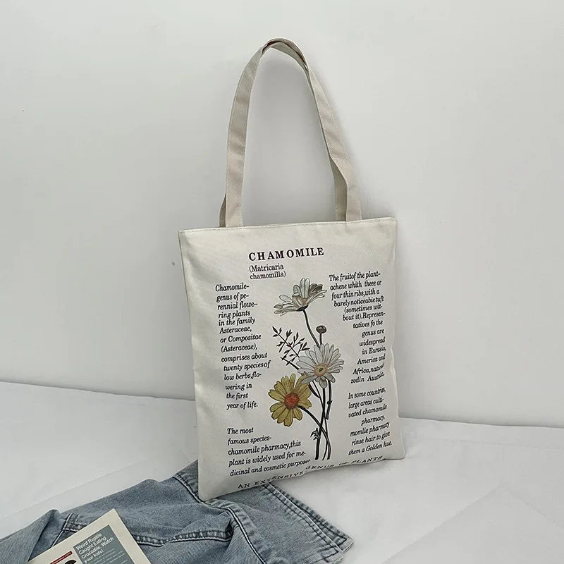Ponios Rankinės Audinio Canvas Tote Juoda Pirkinių Kelionės Moterų Ekologinio Daugkartinio naudojimo Peties Shopper Bags Studentų pirkinių krepšys