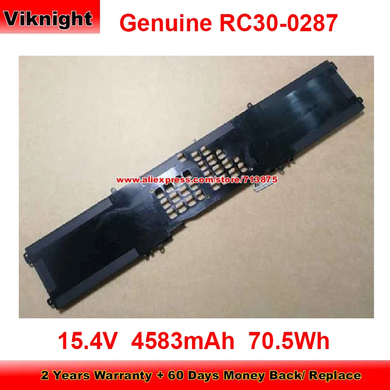 Originali RC30-0287 Baterija 4ICP4/62/115 Razer Blade Pro 17 2019 Pro 17 RTX 2060 Pro 17 RTX 2080 Max-Q 15.4 V 4583mAh 70.5 Wh