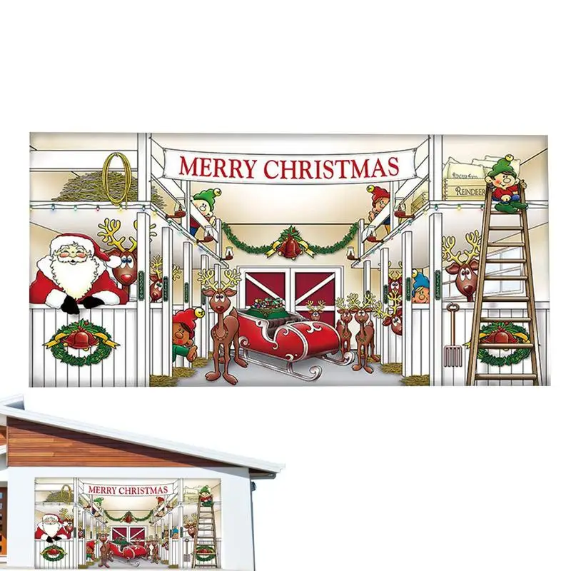 Kalėdų Reklama Už Garažo Durų Lauko Kalėdų Garažo Duris Reklama Padengti Linksmų Kalėdų Ženklas, Garažo Vartai Namuose
