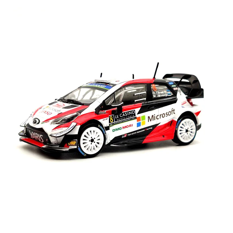 1/43 mastelis IXO lydinio die-casting automobilio modelis Yaris WRC ralio automobilių čempionato high-end collection ornamentai dekoracija dovanos