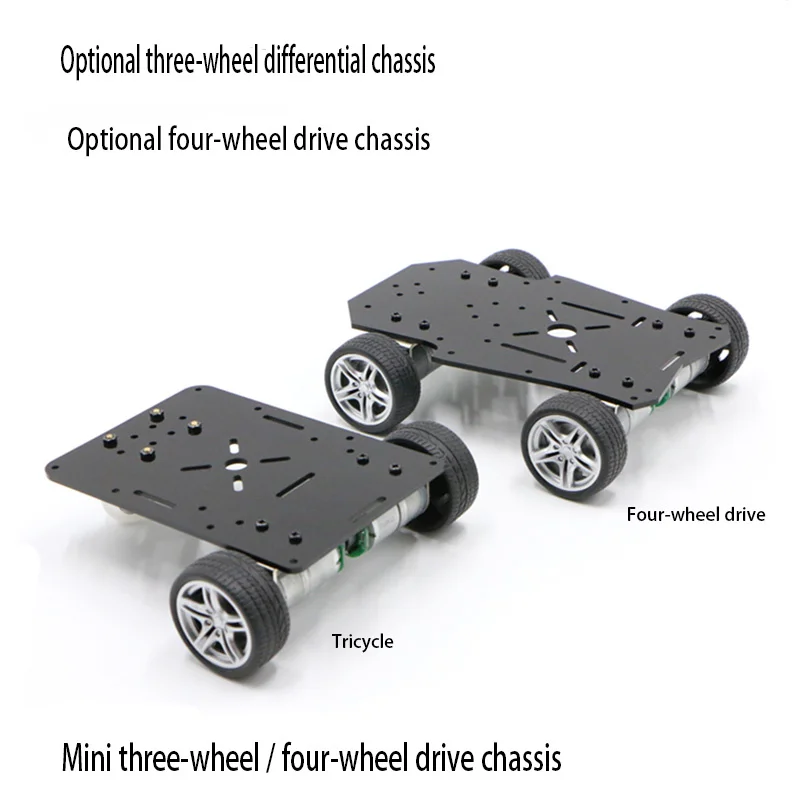 Mini triratė keturių ratinėse automobilio, keturi varomi ratai smart važiuoklės, smart automobilių važiuoklės