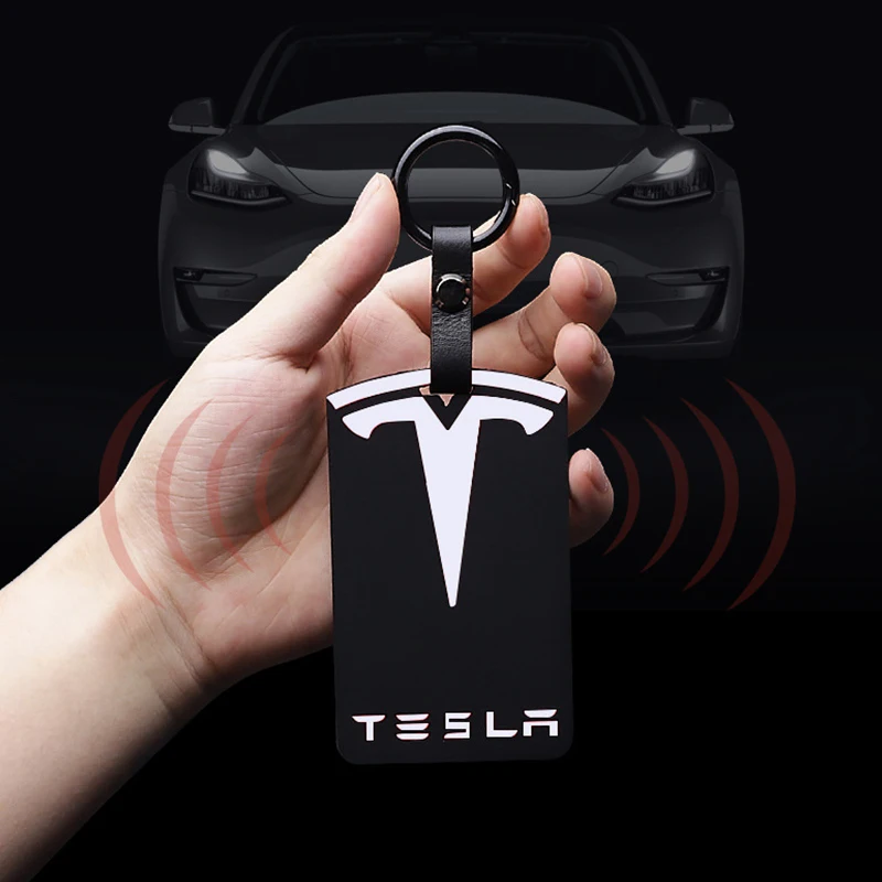 Automobilio Raktas Kortelės Silikono apsauginė įvorė anti-slip minkštas Už Tesla Model 3 Auto reikmenys