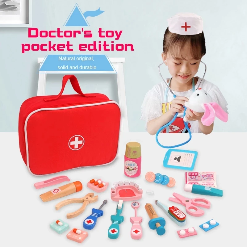 Gydytojo Rinkinys Vaikams, Mediniai Apsimesti Žaisti Švietimo Žaislai Vaikams Medicininės Simuliacijos vaistinėlėje Palūkanų Plėtros