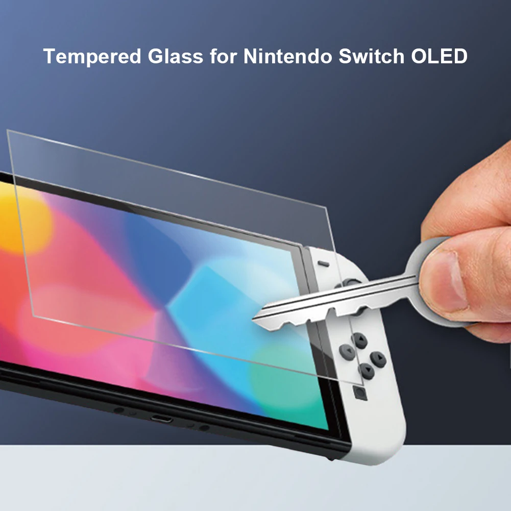 Žaidimas Priimančiosios Screen Protector for Nintendo Jungiklis OLED Anti-Reflective 9H Grūdintas Stiklas, Apsauginė Plėvelė Padengti Žaidimas Priedai