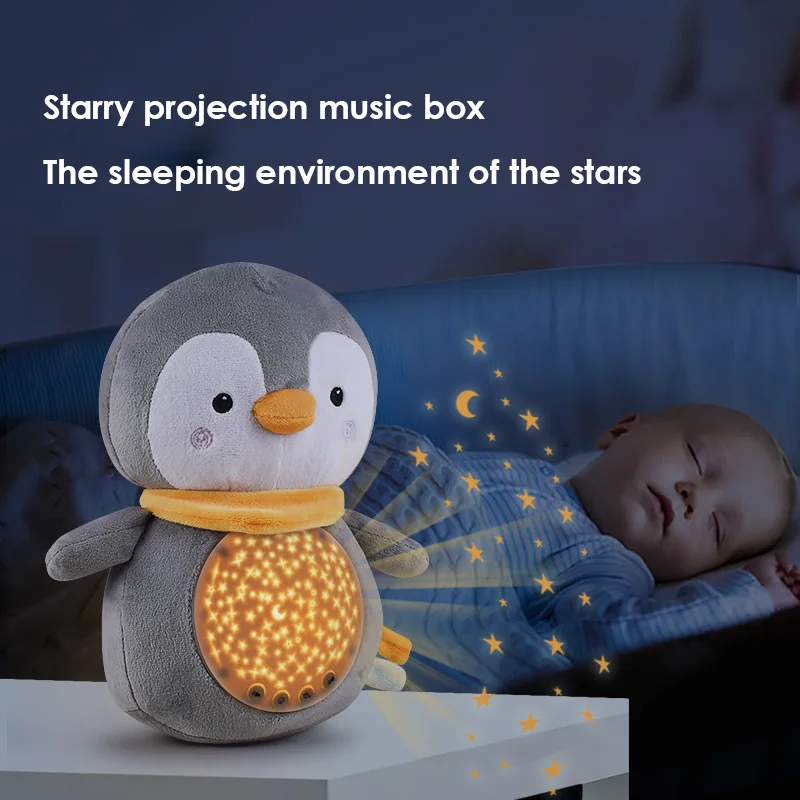 Muzikos Lėlės Vaikai Miega Lėlės Čiulptukų Šviesos Žvaigždėto Dangaus Projekcija Lempos Kūdikių Pliušinis Lėlės Žvaigždė Elektros Muzikos Žaislas Fot Bamblys