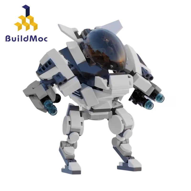 Buildmoc Idėjų Kovotojas Mecha Robotas SS Nustatyti Modelio Blokai Kit 