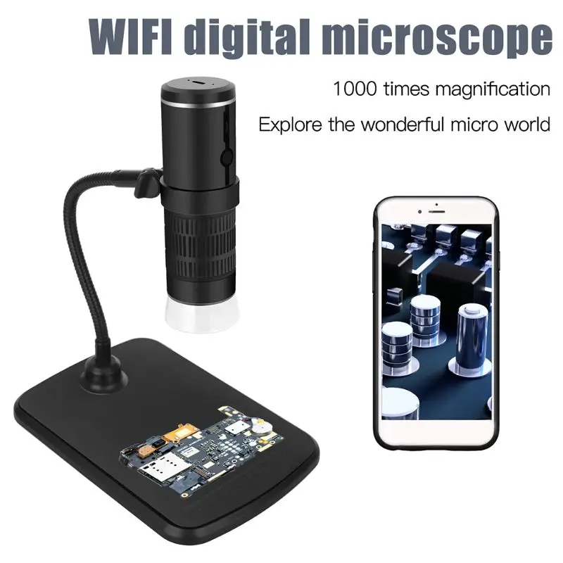 1000X Skaitmeninis Mikroskopas, Elektroninis Vaizdo Mikroskopai 2.0 MP 1080P Litavimo USB Mikroskopą, Telefono Remontas Didinamojo stiklo Stendas
