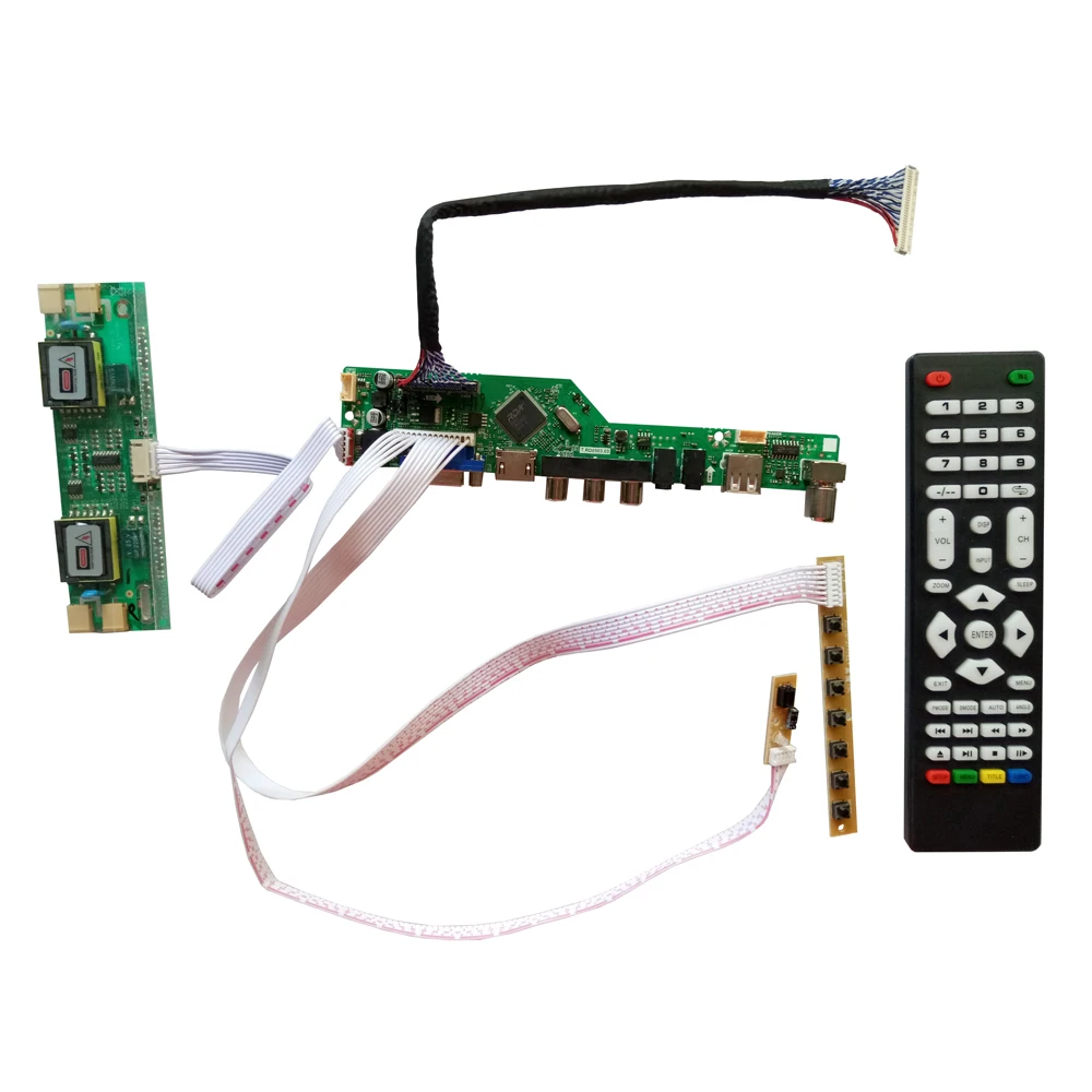 T. V56.031 už 14.1 colio 1024x768 B141XN03 Nauja Universali HDMI, USB, AV VGA ATV PC LCD Valdiklio plokštės CCFL LVDS Stebėti Rinkinys