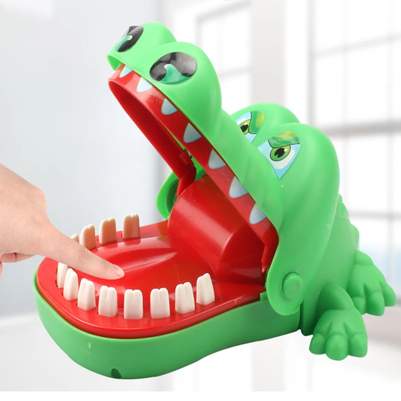 Naujovė Praktiškas Žaislas Krokodilo Dantys Žaidimas Vaikams Didelis Krokodilas Kandžioja Pirštą Stomatologu Žaidimai, Juokingi Helovinas Vaikams, Žaislai
