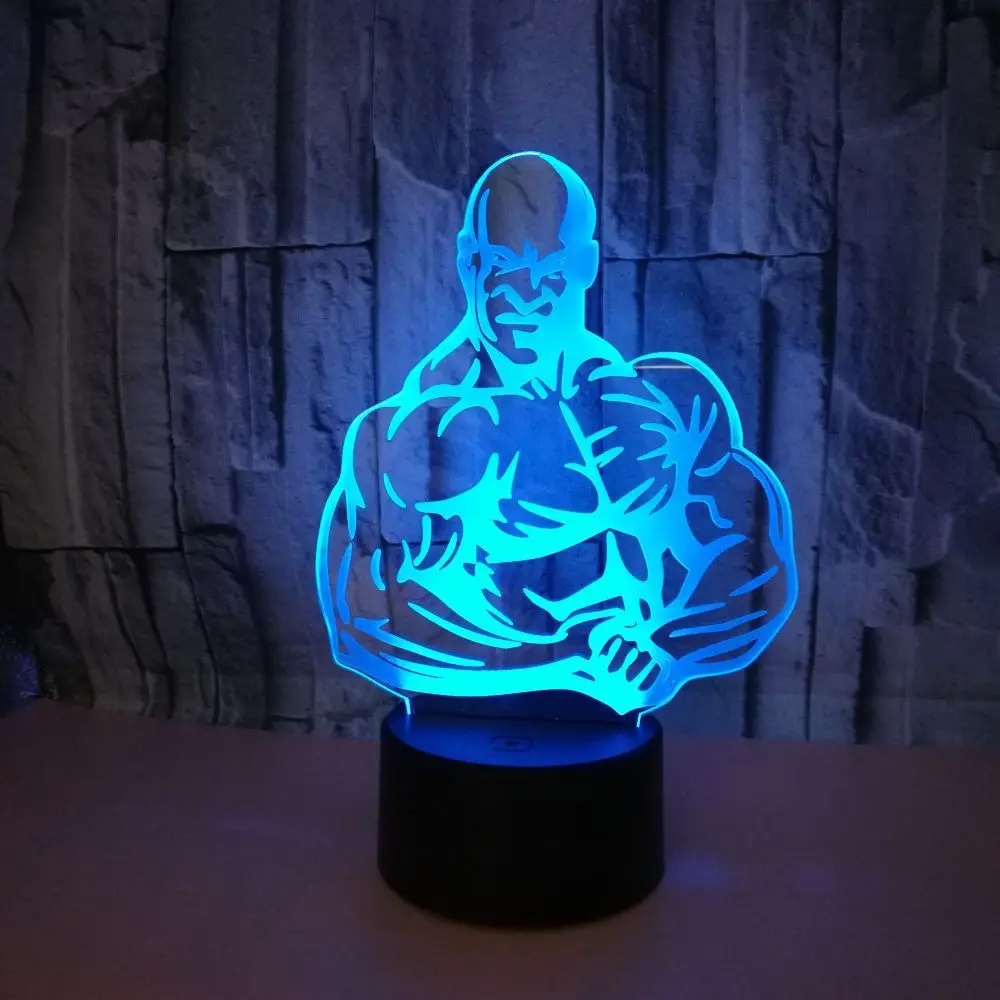 3D LED Nakties Šviesos Raumenų Žmogus Modelis Su 7 Spalvų Šviesos Namų Dekoro Stalo Lempa Vizualizacija Nuostabi, Dovana Žaislas