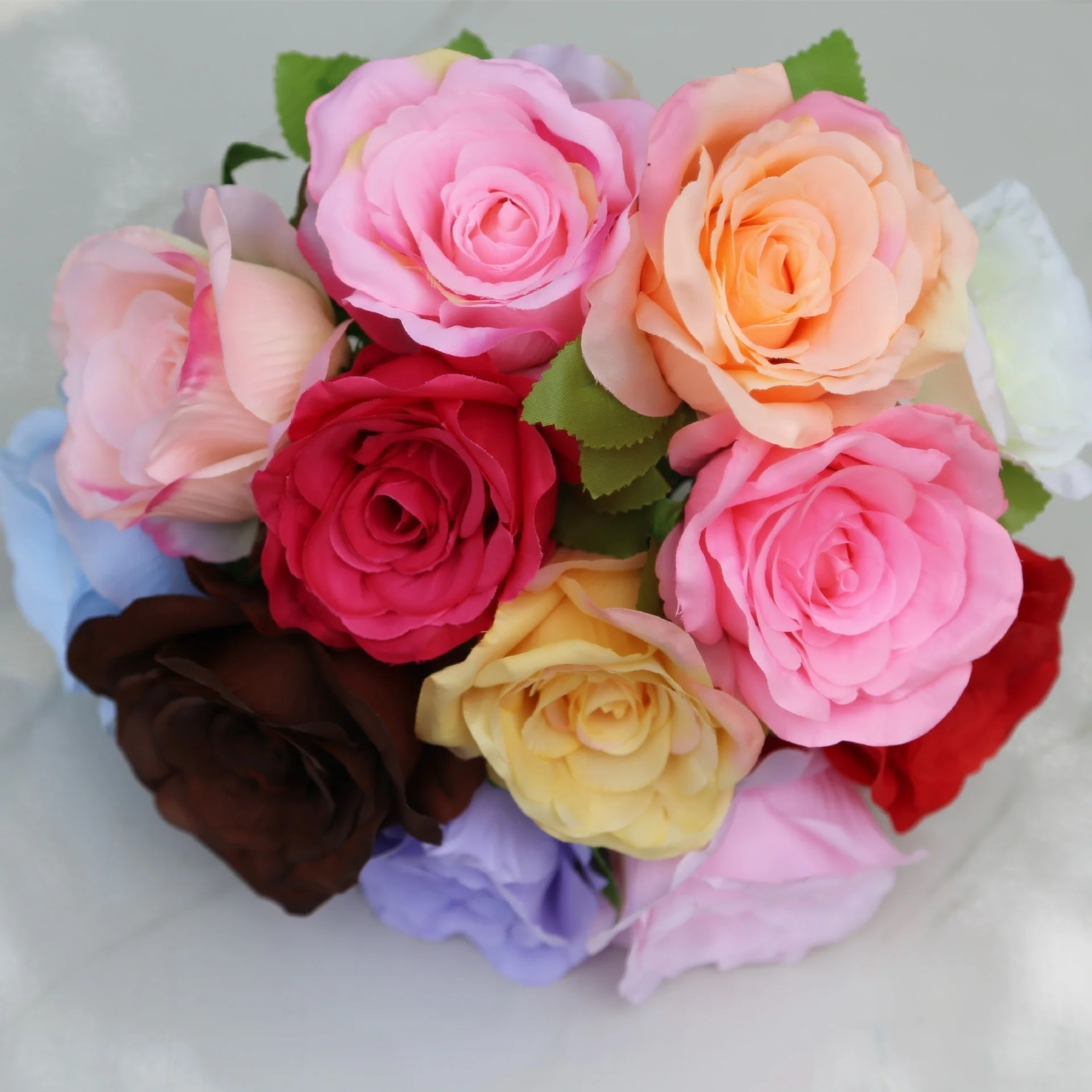 Atstumas 10vnt Dirbtinių Gėlių Puokštė Šilko Rožės Vestuvių Namų Stalo Dekoro Organizuoti Padirbtų Augalų Valentino Diena Pristatyti