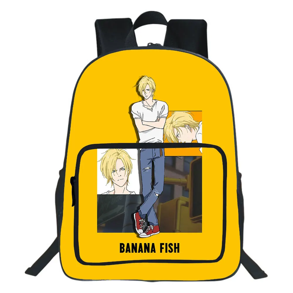 2021 naujas bananų žuvų kuprinė berniukams ir mergaitėms maišelį paauglių mokyklos maišą Unisex maišelį animacinių filmų kuprinė mochila. Paramos logotipą
