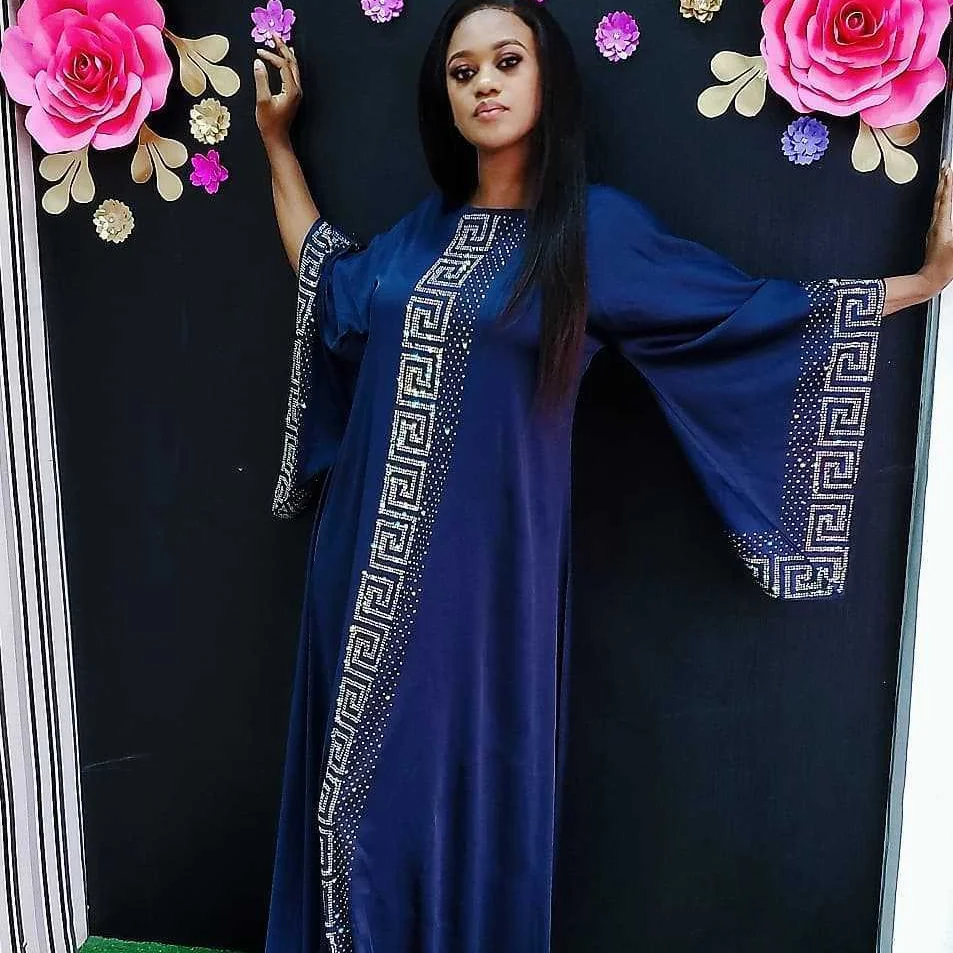 2021 Artimųjų Rytų Moterų Suknelė Musulmonų Islamo Stiliaus Didelio Dydžio Drabužius, Star Stiliaus Šilko Imitacijos Karšto Diamond Temperamentas Suknelė