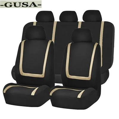 GUSA Automobilių Sėdynės Apima Visas Automobilių Sėdynės Padengti Universalus Tinka Interjero Aksesuarų Protector Spalva Pilka Automobilio Stiliaus