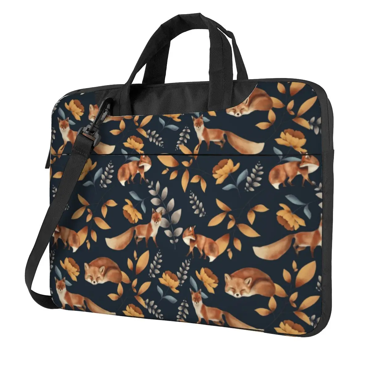 Laukinių Gyvūnų Fox Nešiojamojo Kompiuterio Krepšys Modernus Gėlių Spausdinti Už 