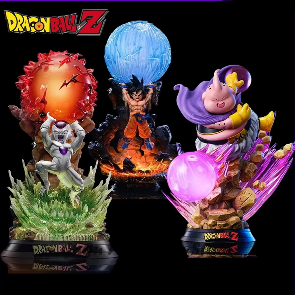 24cm Dragon Ball Z Pav Gokas Frieza Majin Buu Dvasia Bomba Anime Duomenys PVC Statula Statulėlės Lėlės Modelio Surinkimo Žaislą Dovanų