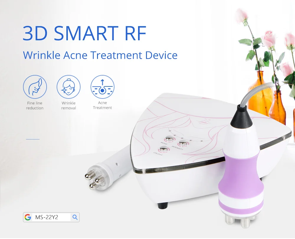 2 In 1 3D Smart RF Odos Priežiūros, Raukšlių Šalinimas, Veido Grožio Aparatas Naudojimui Namuose