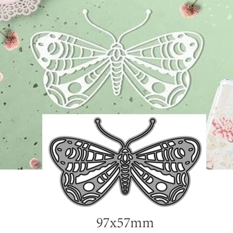 Metalo Pjovimo Miršta Cut Gyvūnų drugelis Dekoravimui užrašų knygelė Popieriaus Amatų Peilis Formos Ašmenys Punch Trafaretai