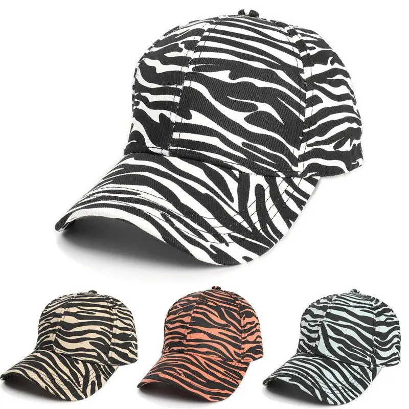 2021 m. Pavasarį Medvilnės Zebras Spausdinti Casquette Beisbolo kepuraitę Reguliuojamas Snapback Skrybėlės Moterims ir Vyrams 75