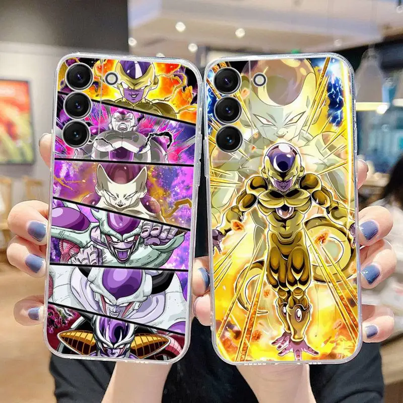 Anime FRIEZA Dragon Ball Z Telefono dėklas Samsung Galaxy S21 S22 Ultra S20 S30 FE S8 S9 S10 5G Plius Lite Minkštas Permatomas Dangtelis