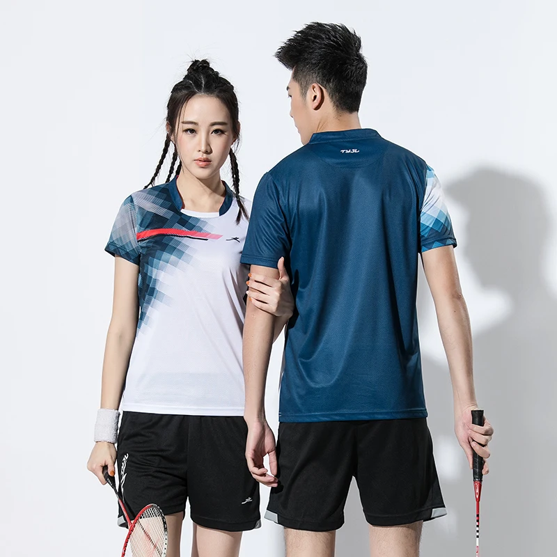 Naujas Quick Dry Badmintono dėvėti rinkiniai Vyrų/Moterų , sportiniai drabužiai, badmintono , Teniso drabužius , Teniso marškinėliai + šortai 2616