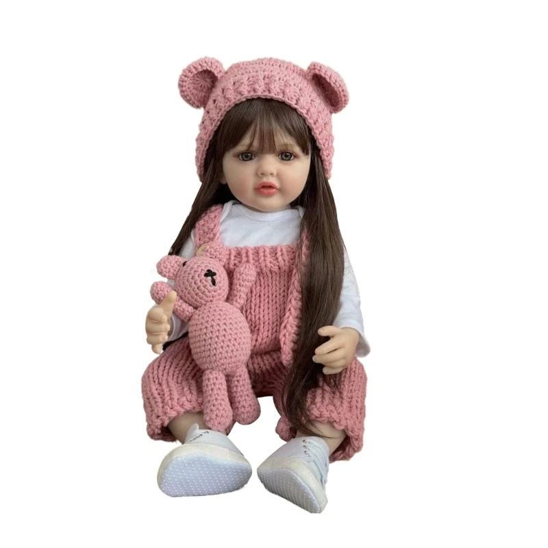 Reborn Baby Lėlės Realus Bamblys Mergina Lėlės 22 colių Gyvenimas-tarsi Lėlės su Drabužių Priedų Žaislų Rinkinys Dovanų Vaikams