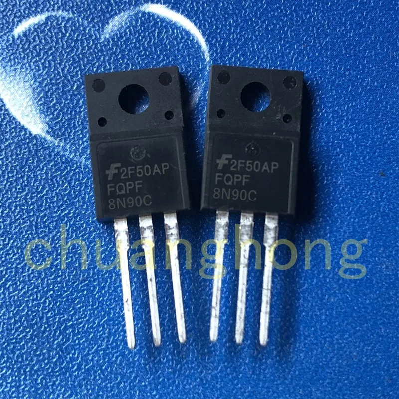 1pcs/daug Galios triode FQPF8N90C 8A 900V prekės-naujos lauko tranzistoriaus SU-220F 8N90C