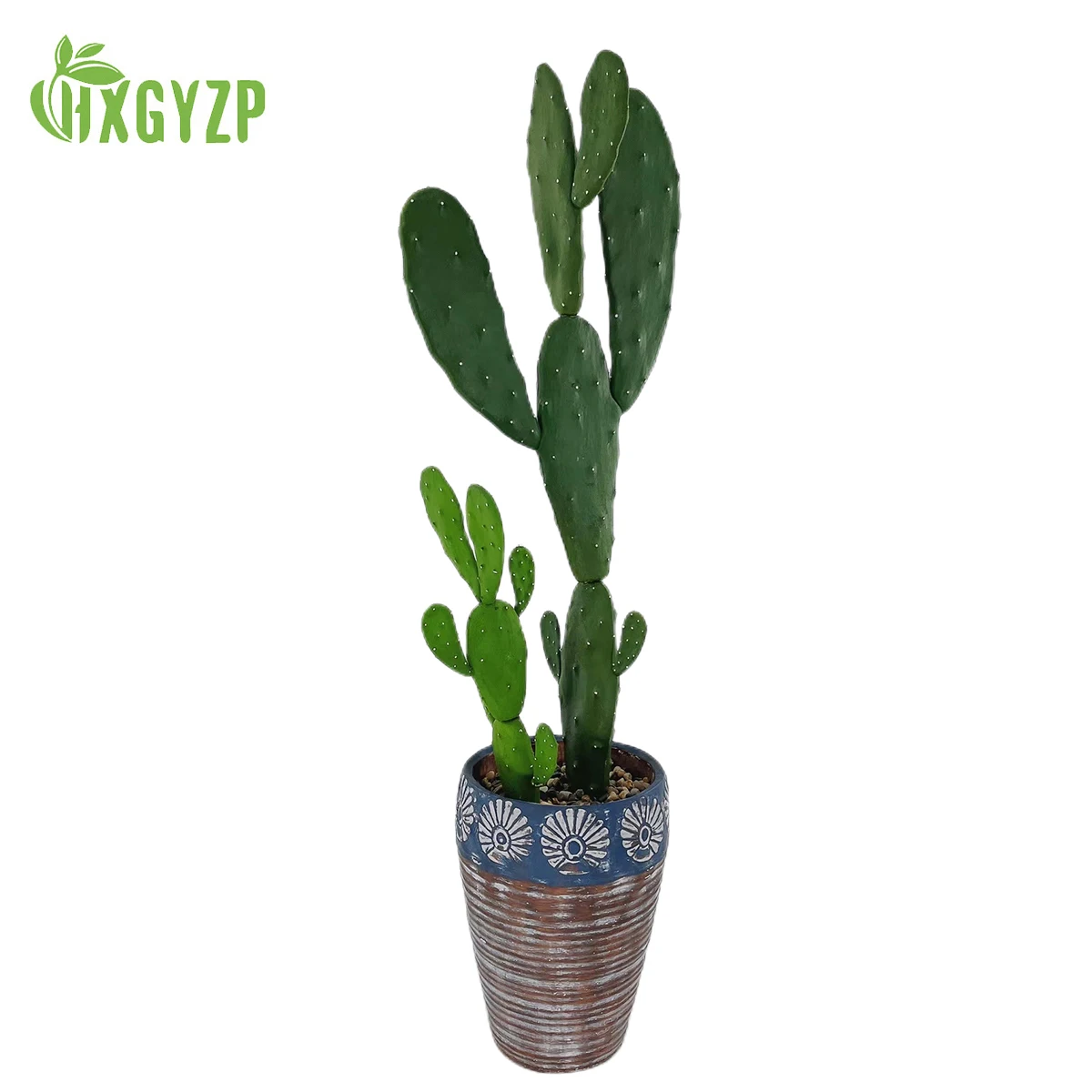 75cm Didelis Kaktusas Succulents Vazoninių Dirbtinių Augalų, Akmens Ir Plastiko Vazonas Tropinių Augalų Sodo Namų Dekoro