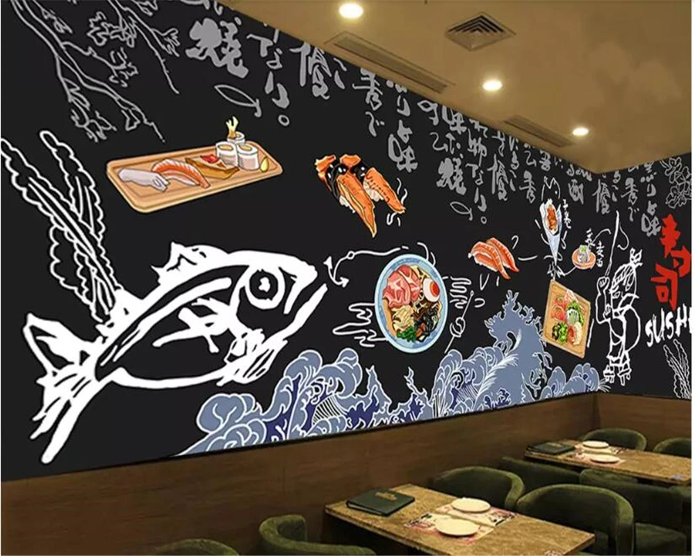 beibehang sienos dokumentų namų dekoro Šiuolaikinės mados asmenybės žalia tapetai rankomis dažyti juoda virtuvės restoranas fone