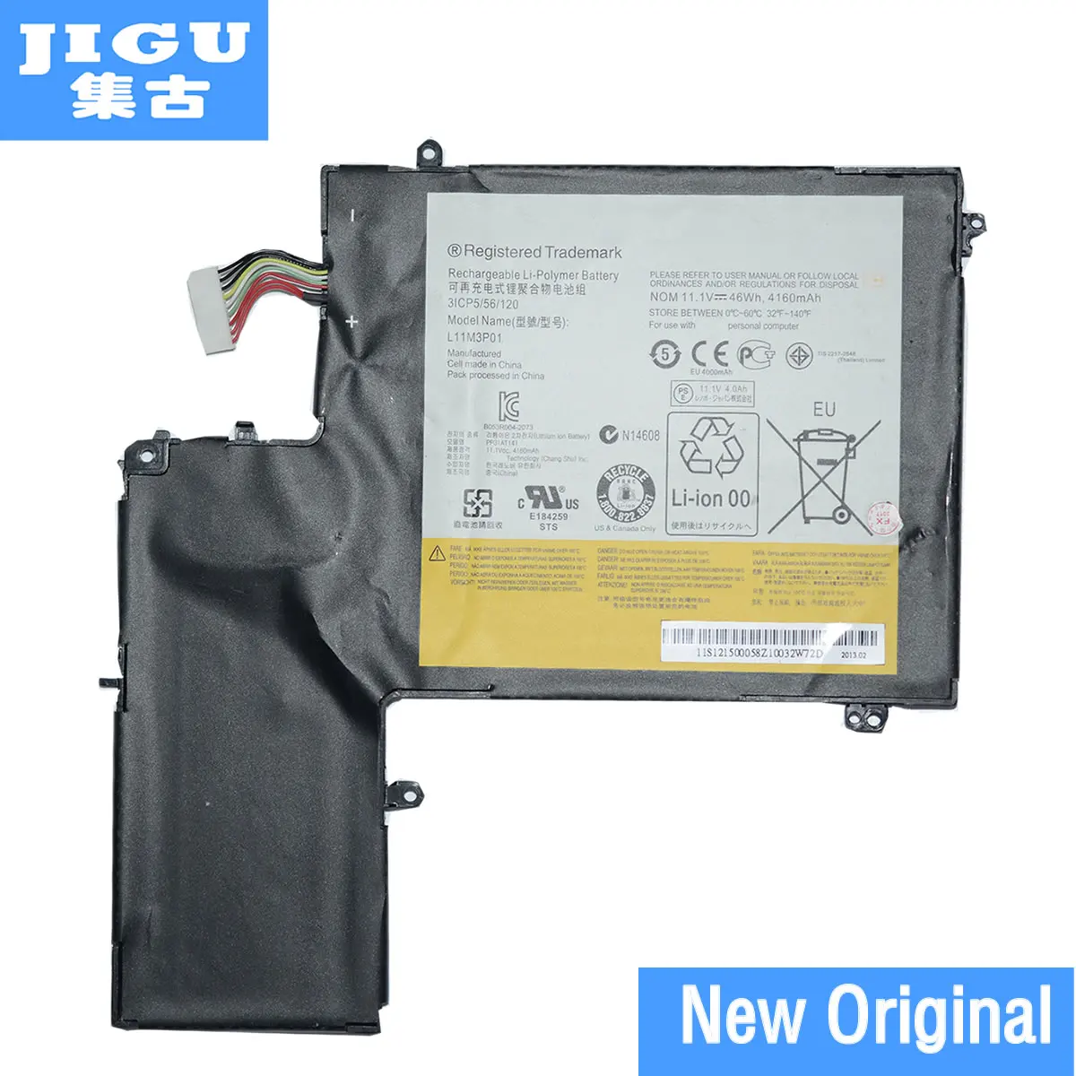 JIGU 3ICP5/56/120 L11M3P01 Originalus laptopo Bateriją už Lenovo IdeaPad U310 11.1 V 46WH
