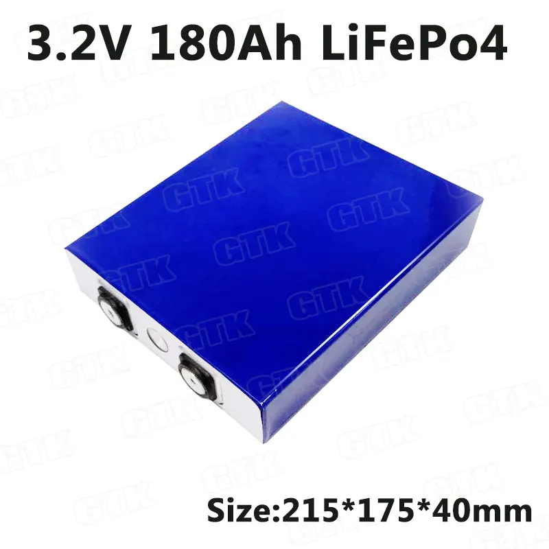GTK 3.2 v 180Ah LiFePo4 baterija Ličio Geležies Fosfato Ląstelių galingas 576Wh, 