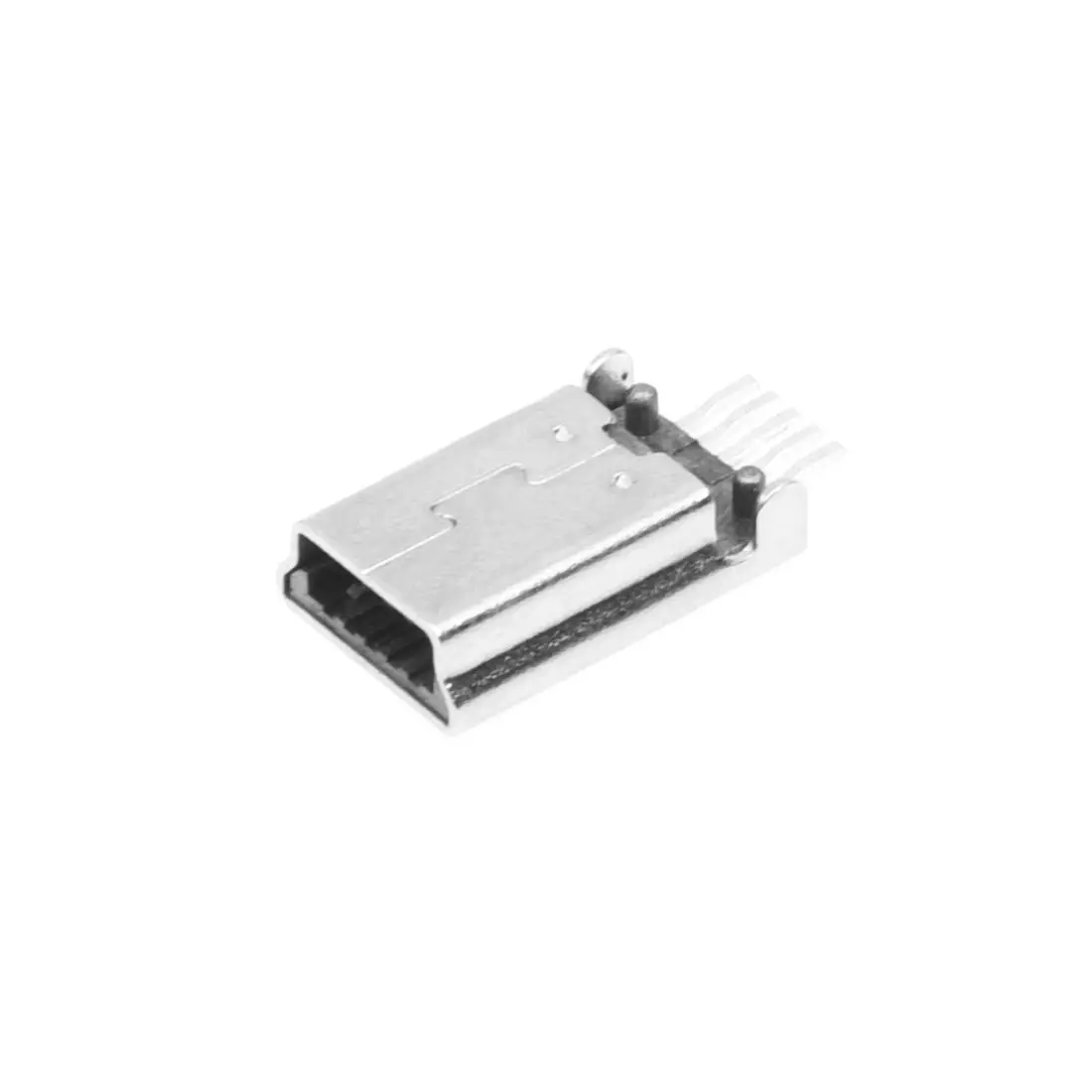 HHTL-10 Vnt Mini USB Tipas B Kištukas Vyrų 180 Laipsnių 5-Pin SMT SMD Litavimo Jungtis.