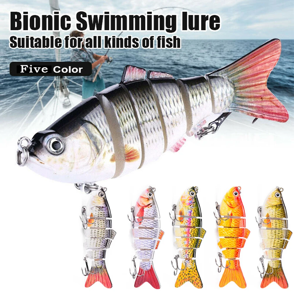 Žvejybos Masalas Nustatyti Swimbaits Slow Sinking Bionic Plaukimo Jaukų Gėlo vandens Sūraus vandens