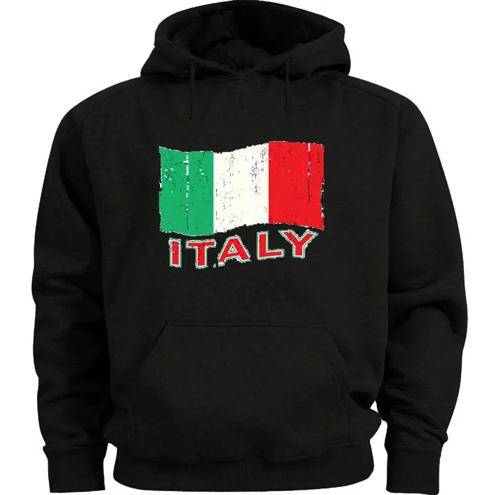 Italija Hoodie italijos Vėliava Palaidinukė Vyrų Gobtuvu Prakaitas Marškinėliai Italijos Vėliavos Dizainas