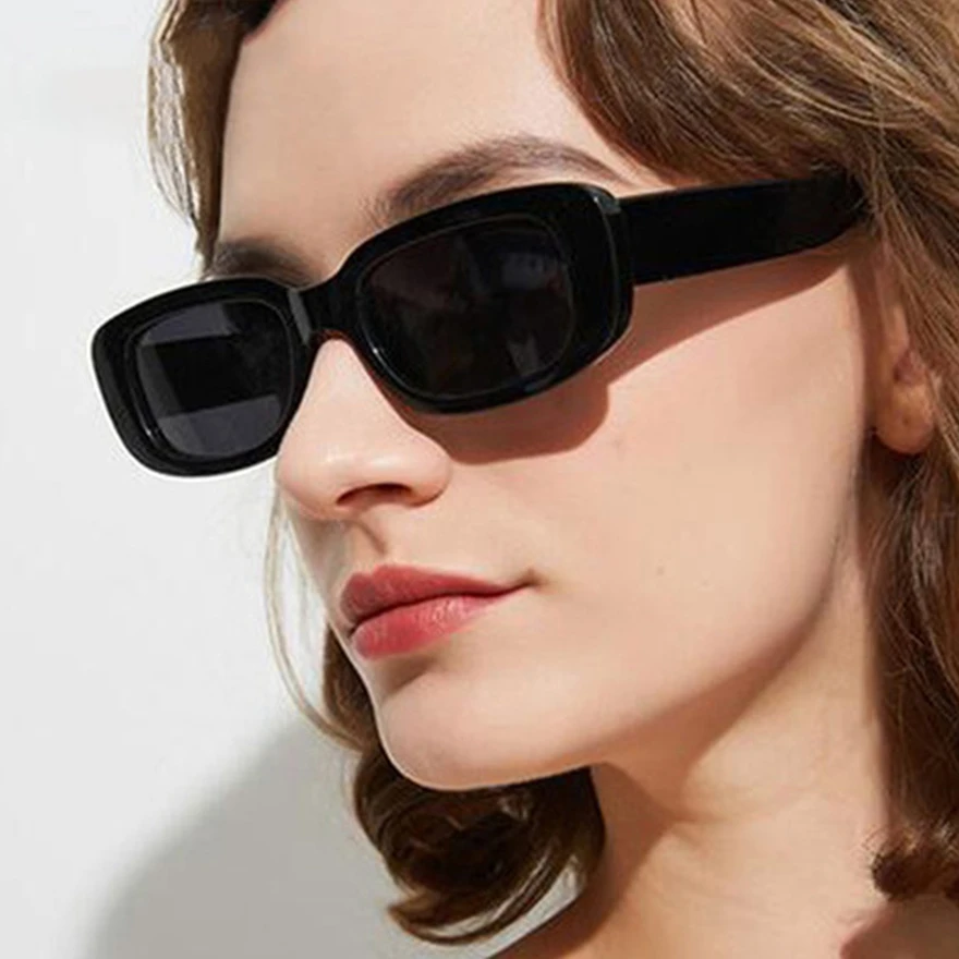 Mados aikštė, cat eye akiniai nuo saulės moterims prekės ženklo dizaineris retro kelionės stačiakampio moteriški akiniai nuo saulės