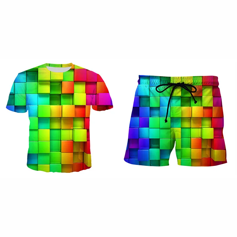 Naujas 3D Atspausdintas T-marškinėliai ir Šortai Viking Vasaros vyriški Laisvalaikio Sporto Kostiumas Tracksuit Vyrai