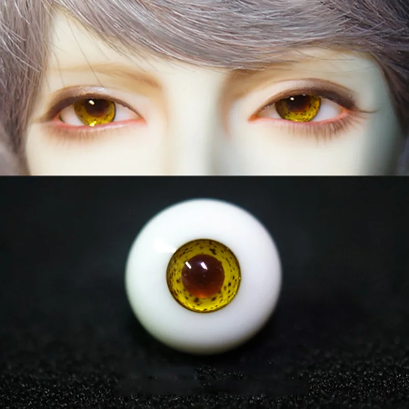 BJD doll priedai stiklinės akys, 12mm kaip 14mm 16mm