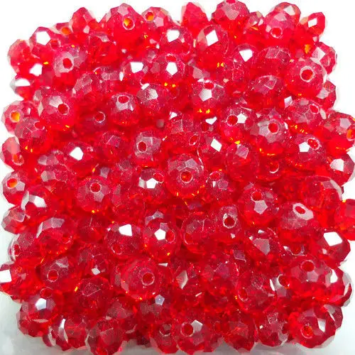 AUKŠČIAUSIOS kokybės 4mm 5040# 1000pcs AAA Plokščio ovalo formos Austrijos kristalai, karoliukai, purus kamuolys tiekimo AB spalvos danga Papuošalai Raudona