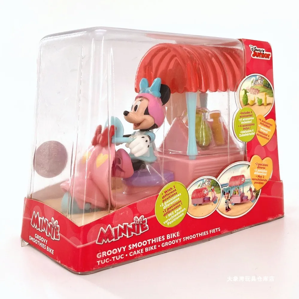 Disney Junior Minnie Groovy Kokteilius Dviratis Tiktų Lėlės Dovanos Žaislo Modelis Anime Duomenys Rinkti Papuošalai